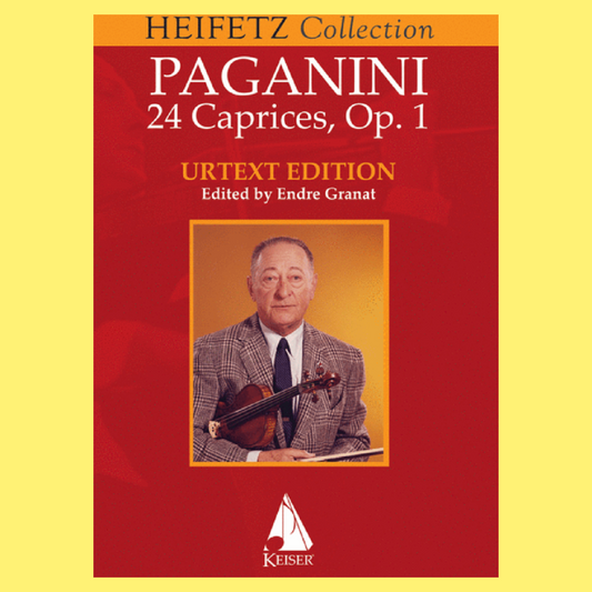 Paganini - 24 Caprices Opus 1 Violin Book (Urtext Edition)