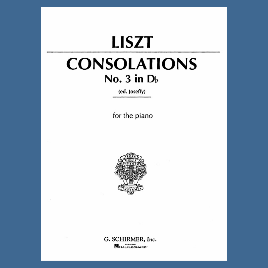 Franz Liszt - Consolation No 3 D Flat Major Piano Sheet Music