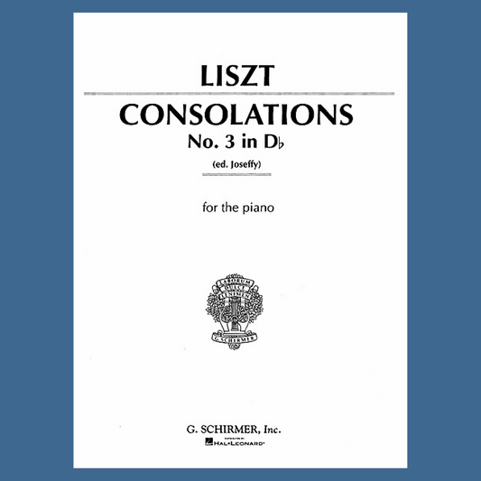 Franz Liszt - Consolation No 3 D Flat Major Piano Sheet Music