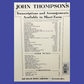 John Thompson's -Six Chopin Etudes Piano Book (Late Intermediate)