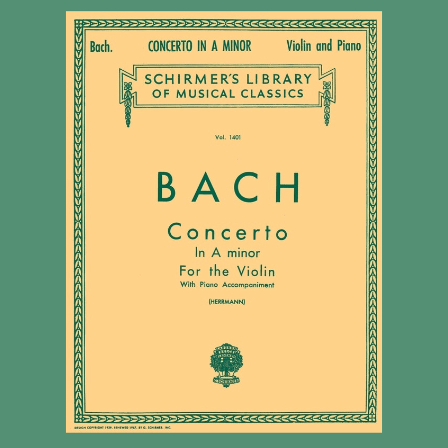 J.S Bach - Concerto A Minor Violin with Piano Accompaniment Book