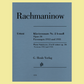 Rachmaninoff - Sonata No. 2 in B Minor, Op. 36 Piano Solo Book