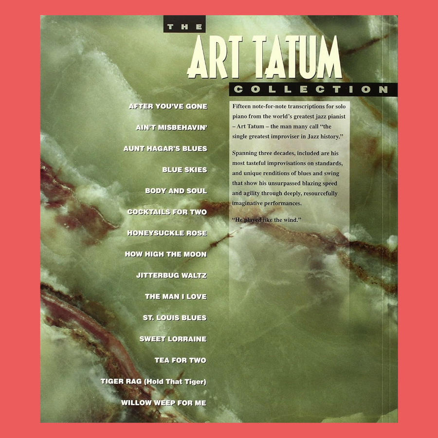 The Art Tatum Collection Artist Piano Transcription Book