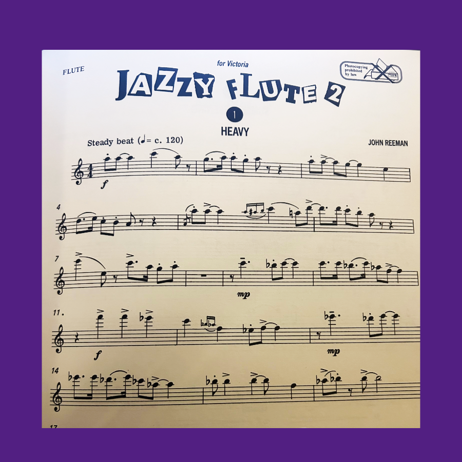 John Reeman- Jazzy Flute - Book 2 For Flute with Piano Accompaniment