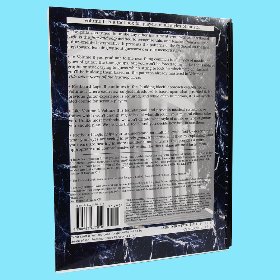 Fretboard Logic - Book 2  Chords, Scales and Arpeggios Complete (Comb Bound)