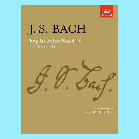 ABRSM - Johann Sebastian Bach - English Suites 4-6 BWV 809-811 Piano Book