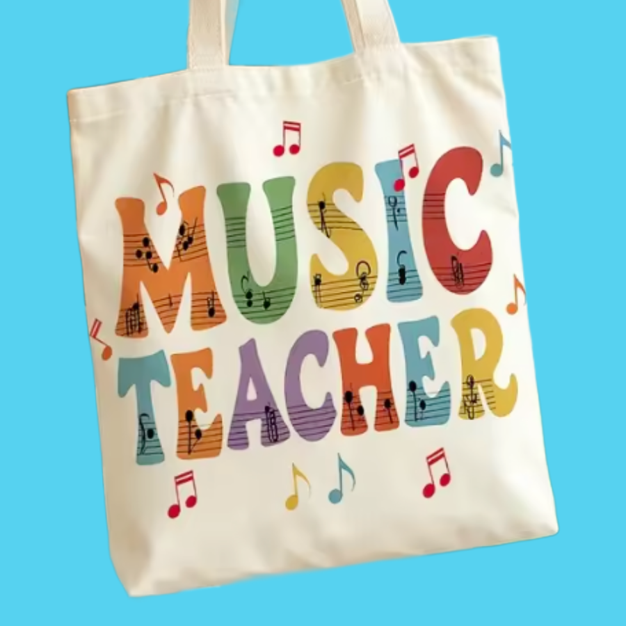 Music Teacher Tote Carry Bag (40cm x 35cm)