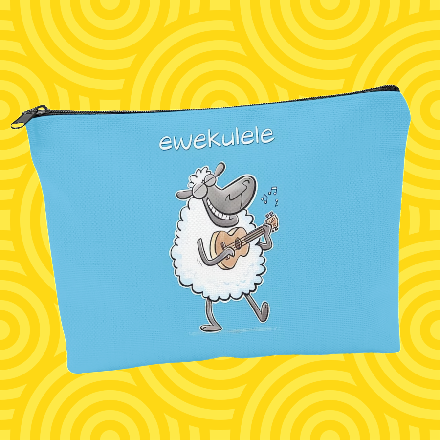 EweKulele Sheep & Ukulele Cotton Music Bag