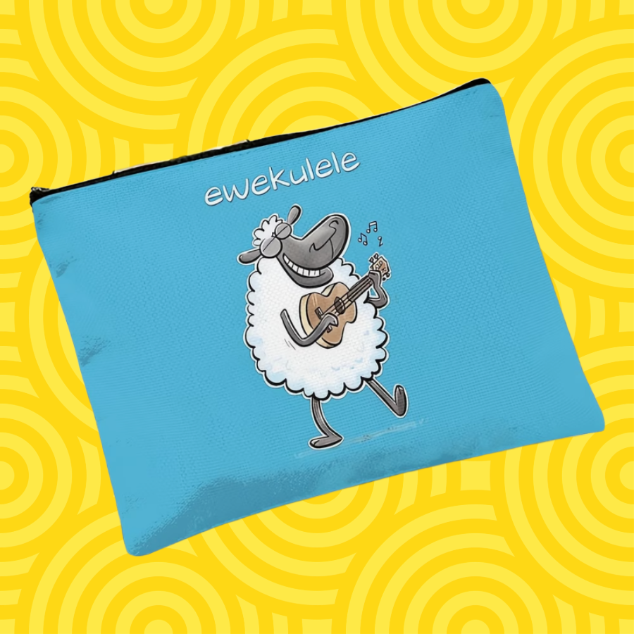 EweKulele Sheep & Ukulele Cotton Music Bag