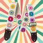 Bohemian Floral Crochet Weave Guitar/Bass/Ukulele Strap
