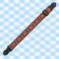 Vintage Folk Embroidered Guitar/Bass/Ukulele Strap- Red & Blue Floral