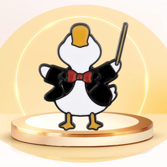 ConDUCKtor - Enamel Pin