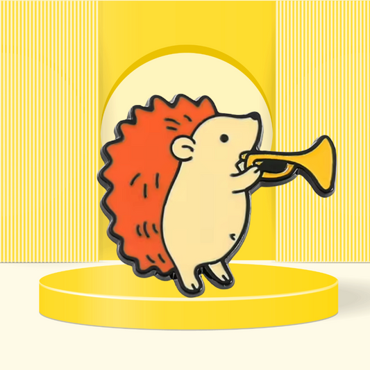 Hedgehog Trumpet - Enamel Pin