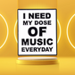 Dose of Music - Enamel Pin