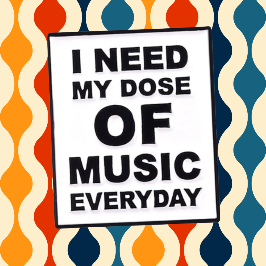 Dose of Music - Enamel Pin