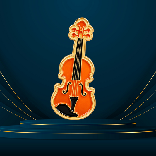 Classic Violin Enamel Mini Pin