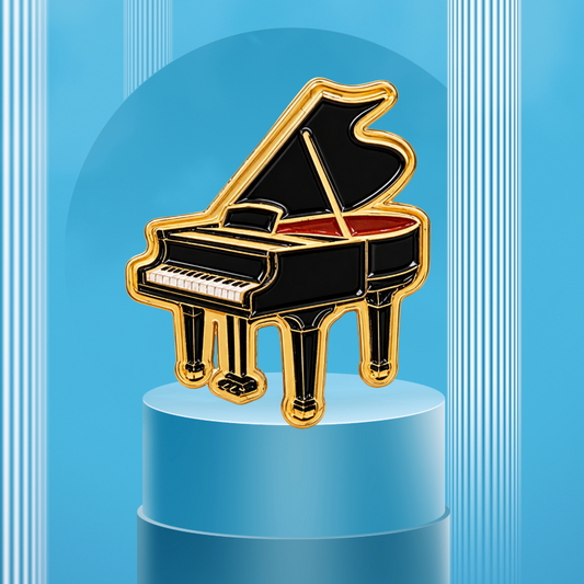 Classic Grand Piano - Enamel Mini Pin