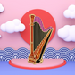 Concert Harp Mini Pin