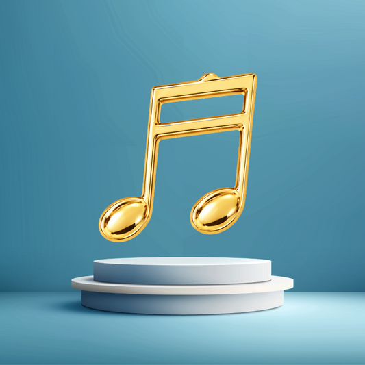 Double Note Mini Pin