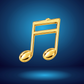 Double Note Mini Pin
