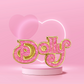 Dolly - Pink Sparkle Enamel Pin