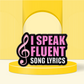I Speak Fluent Song Lyrics- Enamel Pin