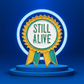 Still Alive Ribbon Style - Enamel Pin