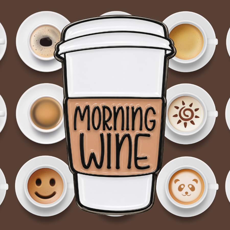 Morning Wine - Enamel Pin