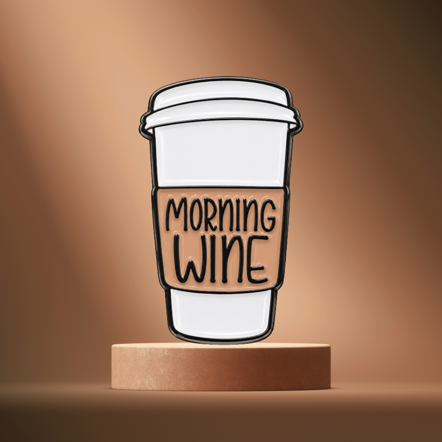 Morning Wine - Enamel Pin