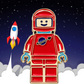 One Small Step- Astronaut Enamel Pin