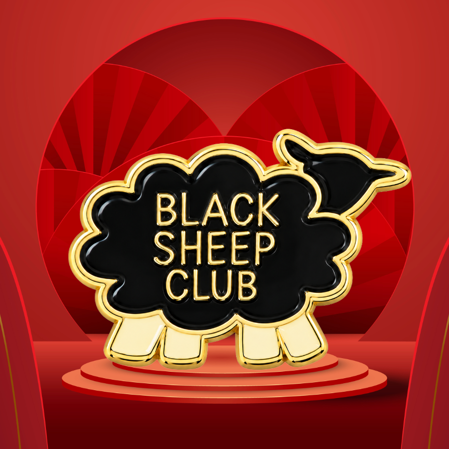 Black Sheep Club -  Enamel Pin