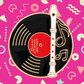 Vinyl Record and Recorder - Enamel Pin