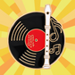 Vinyl Record and Recorder - Enamel Pin