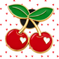 Red Cherries - Enamel Pin