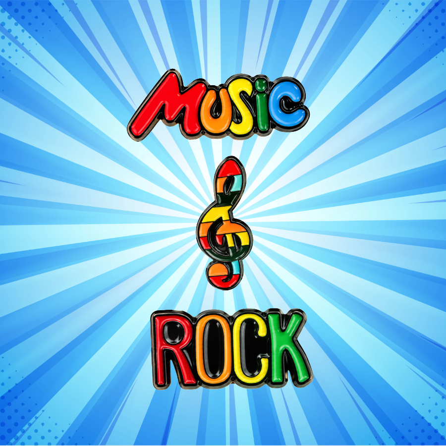 Colourful Music - 3 Enamel Pin Set