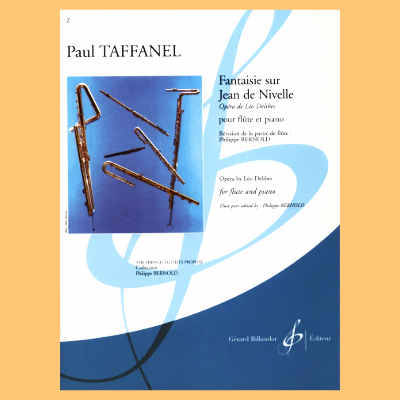 Paul Taffanel - Fantaisie Sur Jean De Neville Flute with Piano Accompaniment Book