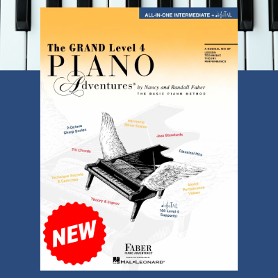 Piano Adventures: The Grand Level 4 All in One Book (New Release)