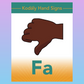 Kodaly Hand Signs - Set Of 8 Posters For the Music Classroom