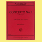 Jean Batiste Accolay - Concerto No. 1 in A Minor for Violin and Piano Book