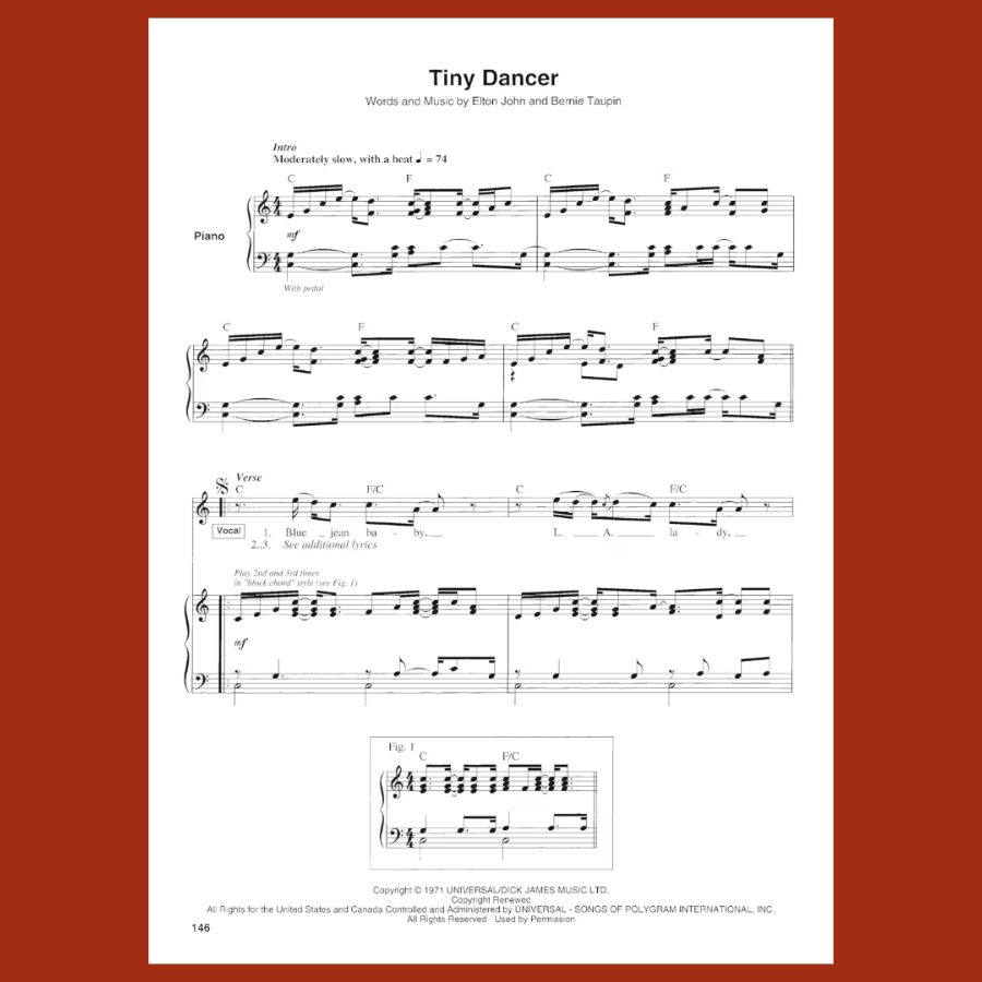 Elton John Keyboard Book (2nd Edition) - 20 Hit Songs