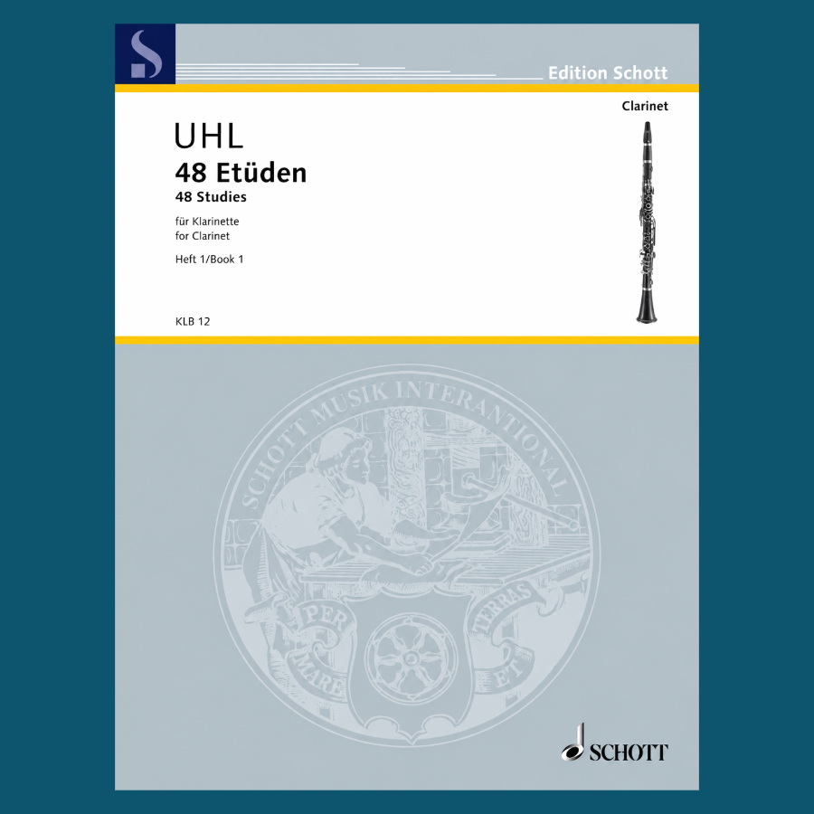 Alfred Uhl - 48 Studies for Clarinet Book 1 (Etudes Intermediate to Advanced)