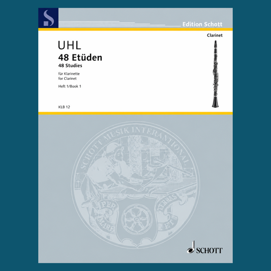 Alfred Uhl - 48 Studies for Clarinet Book 1 (Etudes Intermediate to Advanced)