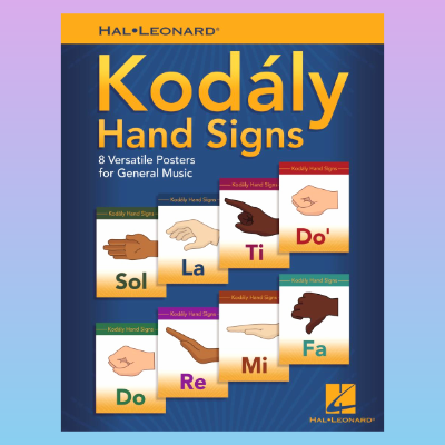 Kodaly Hand Signs - Set Of 8 Posters For the Music Classroom
