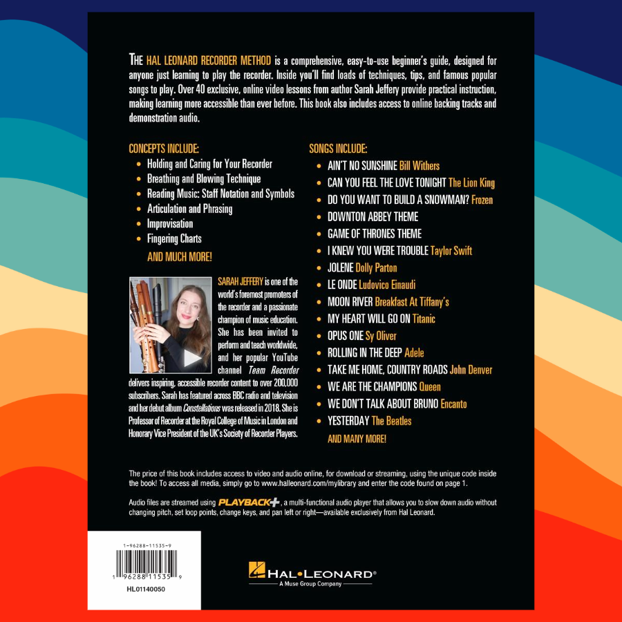 Hal Leonard -  Recorder Method Book/Online Audio and Video