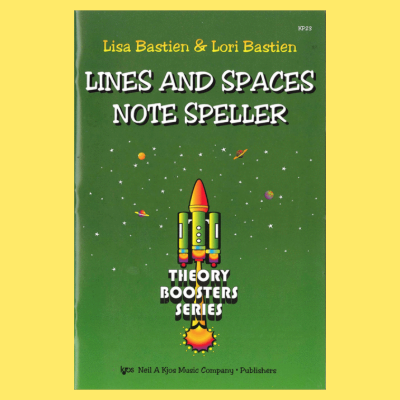 Bastien Theory Boosters - Lines And Spaces Note Speller Book