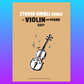 Joe Hisaishi  - Studio Ghibli Songs  - For Violin and Piano Book (Easy)