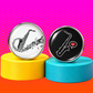 Saxophone Mini Glass Pin Set (2 Piece)