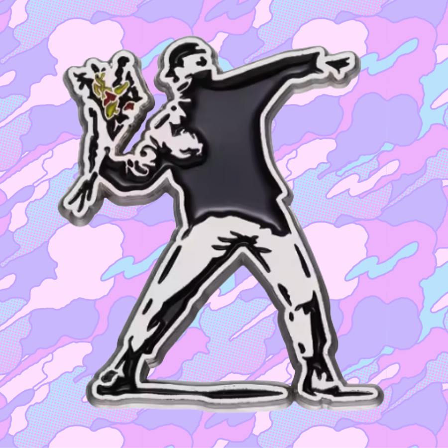 Banksy Enamel Pin Set (2 Piece)