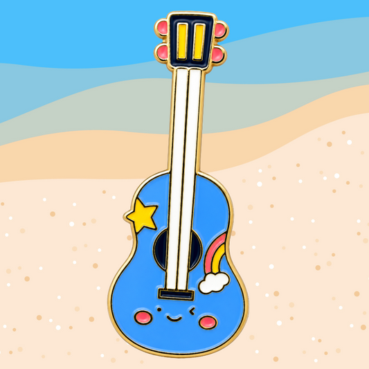 Ukulele Mini Pin (Blue)