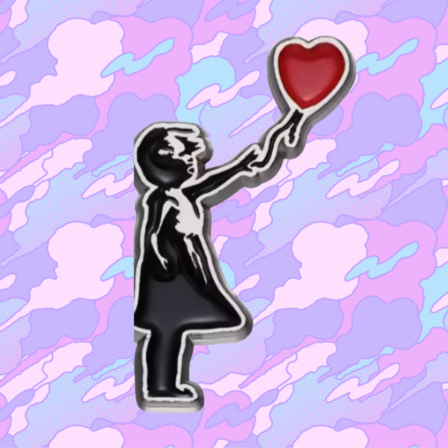 Banksy Enamel Pin Set (2 Piece)